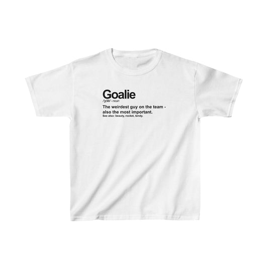 Goalie Definition - Kids T-Shirt