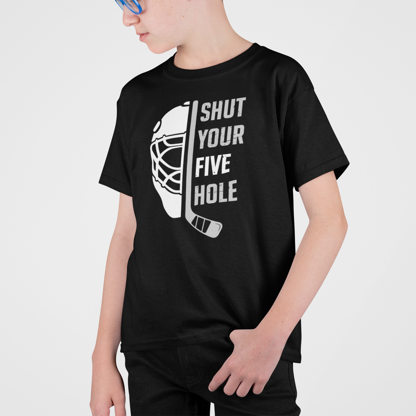 Shut Your Five Hole - Kids T-Shirt